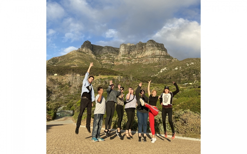 Team photo of the Tchibo Active photoshoot in Cape Town with Jessica Zumpfe